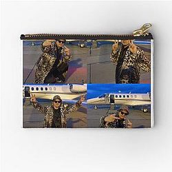 Lewis Capaldi Cheetah Print Photo Zipper Pouch