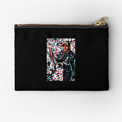 Lewis Hamilton debuted in Formula One in 2007 Lewis Hamilton Zipper Pouches