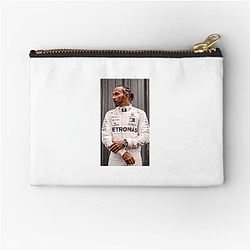 Lewis Hamilton is a British F1 racer Lewis Hamilton Zipper Pouches