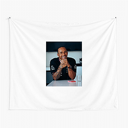 Lewis Hamilton has over 100 race wins Lewis Hamilton Tapestries