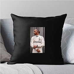 Lewis Hamilton is a British F1 racer Lewis Hamilton Pillows Cover