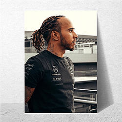 Lewis Hamilton drives for Scuderia Ferrari Lewis Hamilton Posters