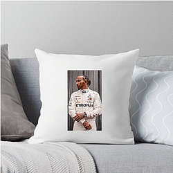 Lewis Hamilton is a British F1 racer Lewis Hamilton Pillows Cover