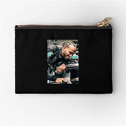 Lewis Hamilton holds many F1 records Lewis Hamilton Zipper Pouches