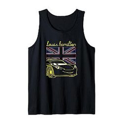 Pixar Cars 2 Lewis Hamilton UK Flag Tank Top