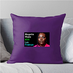 Lex Fridman Podcast is on YouTube Lex Fridman Podcast Pillows Cover