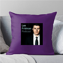 Lex Fridman Podcast is superb Lex Fridman Podcast Pillows Cover