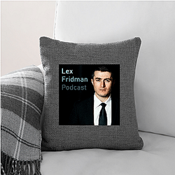 Lex Fridman Podcast is superb Lex Fridman Podcast Pillows Cover