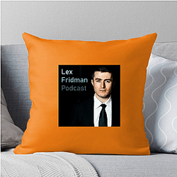 Lex Fridman Podcast is superb Lex Fridman Podcast Pillows Cover