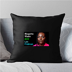 Lex Fridman Podcast is on YouTube Lex Fridman Podcast Pillows Cover