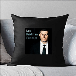 Lex Fridman Podcast is superb Lex Fridman Podcast Pillows Cover