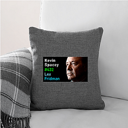 Lex Fridman Podcast interviews great minds Lex Fridman Podcast Pillows Cover
