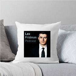 Lex Fridman Podcast is superb Lex Fridman Podcast Pillows Cover