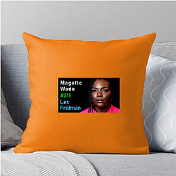 Lex Fridman Podcast is on YouTube Lex Fridman Podcast Pillows Cover