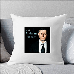Lex Fridman Podcast is superb Lex Fridman Podcast Pillows Cover