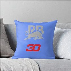 Red Bull Liam Lawson F1 2025 Throw Pillow