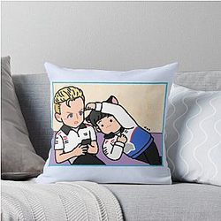 Yuki Tsunoda Liam Lawson Throw Pillow