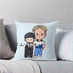 Yuki Tsunoda & Liam Lawson Throw Pillow