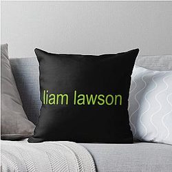 Liam Lawson Brat Throw Pillow