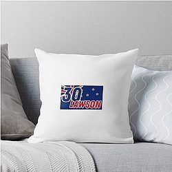 Liam Lawson Throw Pillow