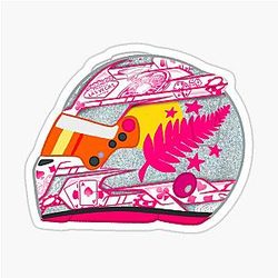 Liam Lawson 2024 Las Vegas Helmet Sticker