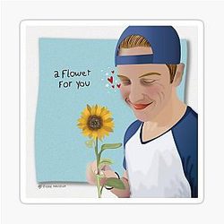 Liam Lawson Sunflower Sticker becomes 

Liam Lawson Sunflower by Liam
