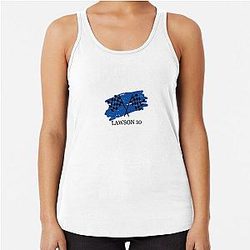 Liam Lawson 30 Flag Racerback Tank Top