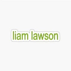 Liam Lawson Brat font sticker