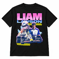 Formula 1 Racing Graphic PTTT210  Liam Lawson T-Shirts