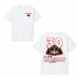 Formula 1 Racing PTTT210  Liam Lawson T-Shirts