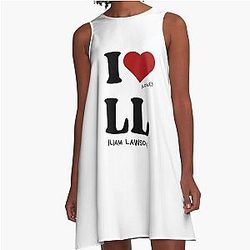 I love Liam Lawson A Line Dress