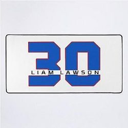 Liam Lawson F1 Racing Number 30 Desk Mat