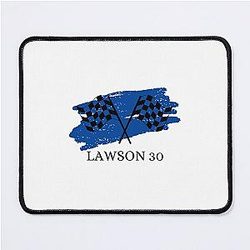 Liam Lawson 30 Flag Mouse Pad