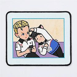 Yuki Tsunoda and Liam Lawson Mouse Pad