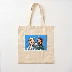 Fernando Alonso Yuki Tsunoda Liam Lawson Cotton Tote Bag