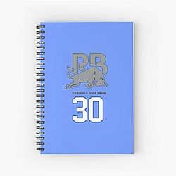 Visa Cash App Liam Lawson F1 Spiral Notebook