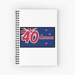 Liam Lawson New Zealand Flag Notebook