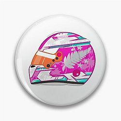 Liam Lawson 2025 Miami Helmet Pin