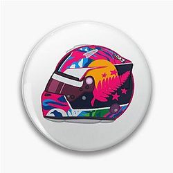 Liam Lawson 2025 Singapore Helmet Pin