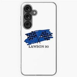 Liam Lawson 30 Flag Samsung Galaxy Soft Case