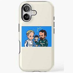 Fernando Alonso Yuki Tsunoda & Liam Lawson iPhone Tough Case