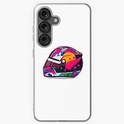 Liam Lawson 2025 Singapore Helmet Samsung Galaxy Soft Case