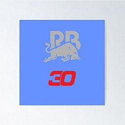 RB Liam Lawson F1 2025 Poster