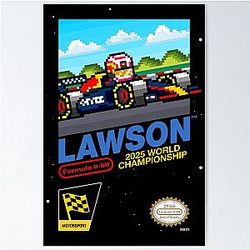Liam Lawson Formula 1 Videogame Poster