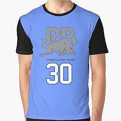 Visa Cash App RB Liam Lawson F1 Graphic T Shirt