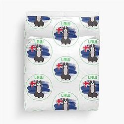 Dogs of the F1 World - Liam Lawson New Zealand Duvet Cover