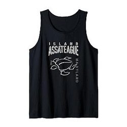 Assateague Island Maryland Sea Turtle Marine Life Tank Top