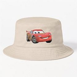 Smile Lightning McQueen Bucket Cap
