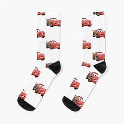 Smile Lightning Mcqueen Socks