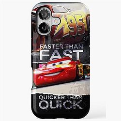Lightning McQueen Comic Style Design iPhone Tough Case
